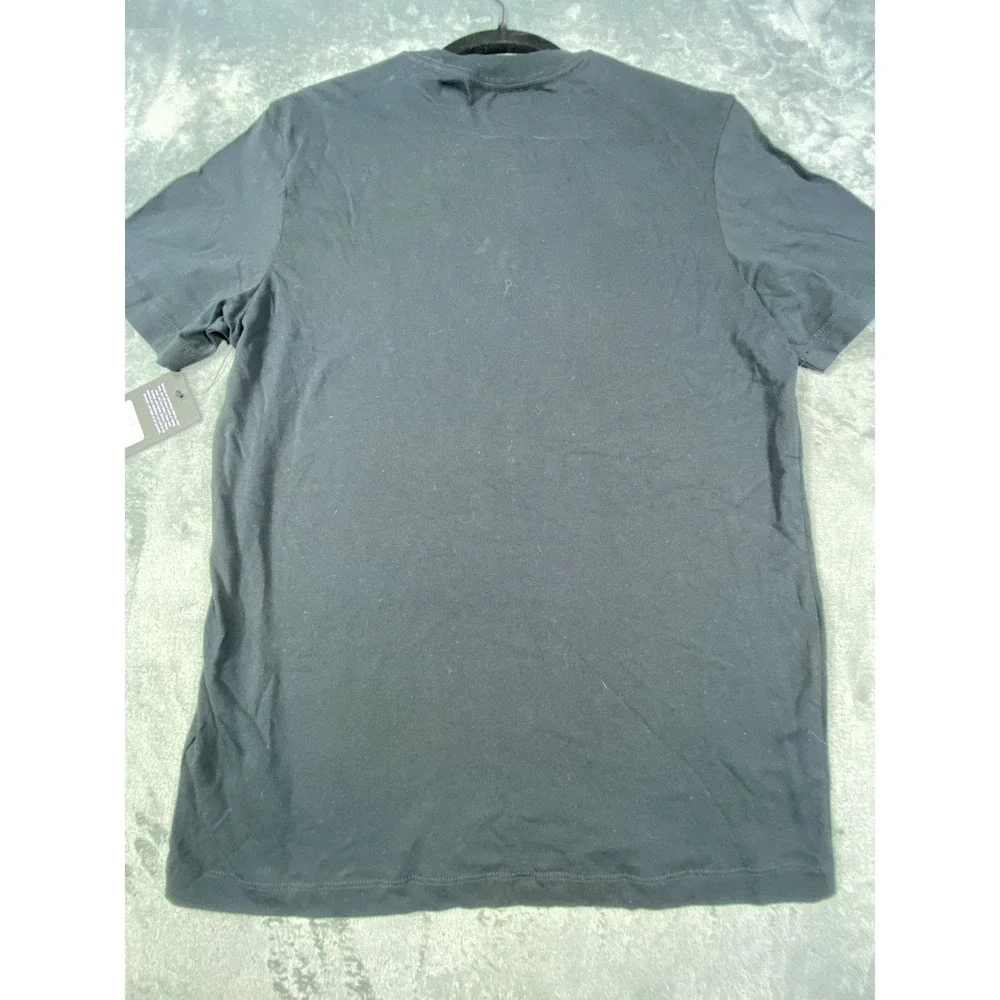 True Religion Shirt Horseshoe Logo Men Small Black Streetwear Tee Top Casual NWT